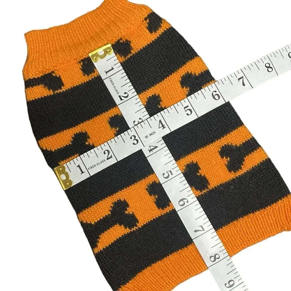 Dog Bone Halloween Pet Sweater